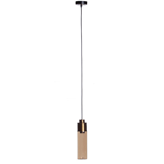 Підвісний світильник ARTTOK ZL 1701/1P AMBER AC+GC D90 H1500 E27 **fo