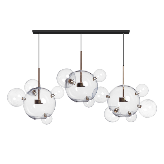Підвісний світильник ARTTOK MD 3142/14AP GD+CL L-1200,W-300,H-1200 LED 15W **fo