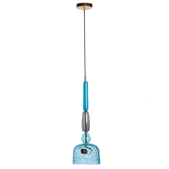 Підвісний світильник ARTTOK MD 3212 A GO+BLUE D190*H615 LED 5W **fo