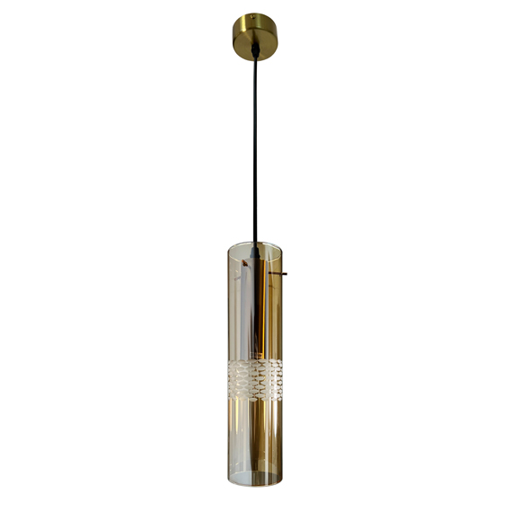 Підвісний світильник ARTTOK ZL 2120/1P AMBER FG+GC **fo