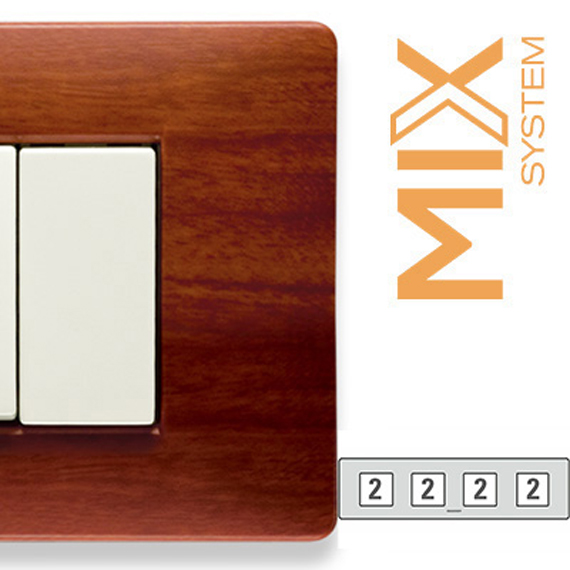 Рамка чотиримісна Master Mixmo - вишня 21MX412-4