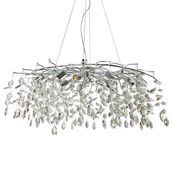 Люстра підвісна Diasha 1607/10/L900x400 CH E-14 **fo