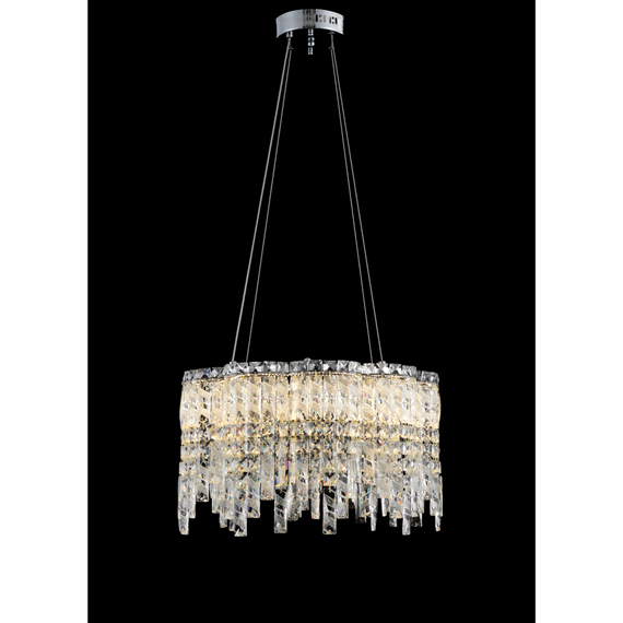 Люстра підвісна ARTTOK 8067/500 CH+CL LED 50W D510*H310