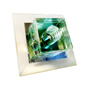 Накладний світильник ARTTOK T 23 CHROME CLEAR GREEN G-4 + LED BLUE COLOR **fo