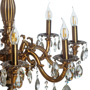 Люстра підвісна ARTTOK 3735/8P BRAZE+CL **fo