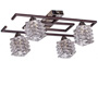 Люстра стельова ARTTOK MX 10594/4H wengue+CR **fo (**Y)