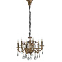 Люстра підвісна ARTTOK MD 4898/6P coffee gold+K9 d-590,h-460 **fo