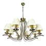 Люстра підвісна ARTTOK 4253/8P AB+BEIGE **fo