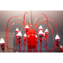 Люстра підвісна ARTTOK AX 14013/24P RED 5*15.12W LED
