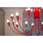 Люстра підвісна ARTTOK AX 14013/24P RED 5*15.12W LED