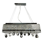 Люстра підвісна ARTTOK 3442/16P CH+CL G4*16 шт (12V) + LED **fo