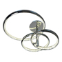 Люстра стельова ARTTOK 4343/3P CH+CL 56W LED 2 light with remote control 540*430*300mm **fo