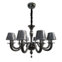 Люстра підвісна ARTTOK BL 560/10P CH+SBK **fo