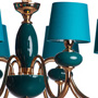 Люстра підвісна ARTTOK 7076/8P DARK GREEN **fo
