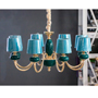 Люстра підвісна ARTTOK 7076/8P DARK GREEN **fo