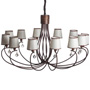 Люстра підвісна ARTTOK RM 8809/12P Coffee gold **fo