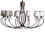 Люстра підвісна ARTTOK RM 8809/12P Coffee gold **fo