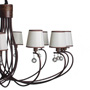Люстра підвісна ARTTOK RM 8809/12P Coffee gold **fo