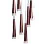 Люстра підвісна ARTTOK 4420/400-8P 8*5W+10W LED CH/COFFEE **fo