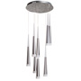 Люстра підвісна ARTTOK 4420/400-8P 8*5W+10W LED SILVER **fo