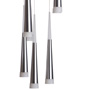 Люстра підвісна ARTTOK 4420/400-8P 8*5W+10W LED SILVER **fo