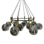 Люстра підвісна ARTTOK ZL 1559/12P BK + glass SBK D950*H1000 E14 **fo