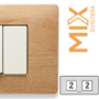 Рамка двомісна  Master Mixmo - бук 21MX452-2