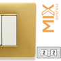 Рамка двомісна Master Mixmo - зоряний пил 21MX322-2