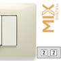 Рамка двомісна Master Mixmo - беж. 21MX282-2