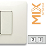Рамка двомісна Master Mixmo - білий 21MX102-2
