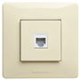 Розетка телефонна RJ 12 Cat 3e Master Mixmo - беж. M22215