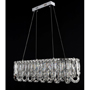 Люстра підвісна ARTTOK 8032/900*350 CH+CL LED 55W H260-1260mm