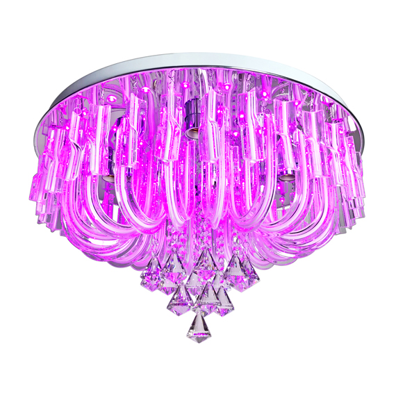 Люстри Дискові + LED